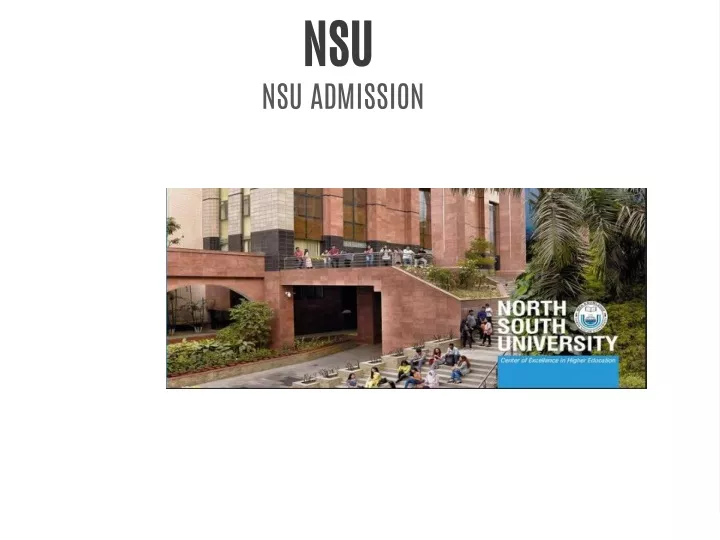 nsu nsu admission