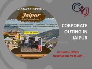 corporate outing in jaipur