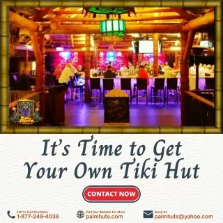 It’s Time to Get Your Own Tiki Hut