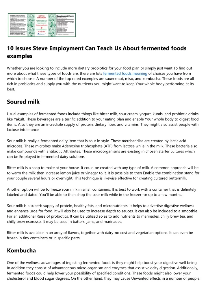 10 issues steve employment can teach us about