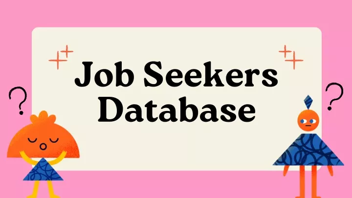 job seekers database