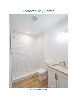 anchored tiny homes