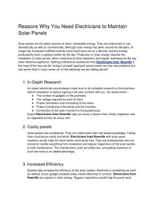 Electricians from  Rowville
