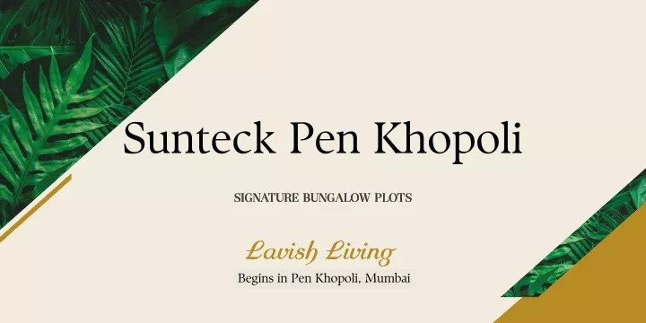 sunteck pen khopoli