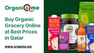 Buy Organic Grocery Online at Best Prices in Qatar