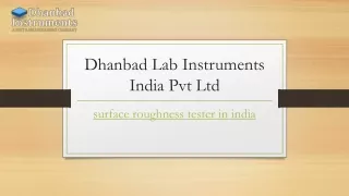 dhanbad lab instruments india pvt ltd
