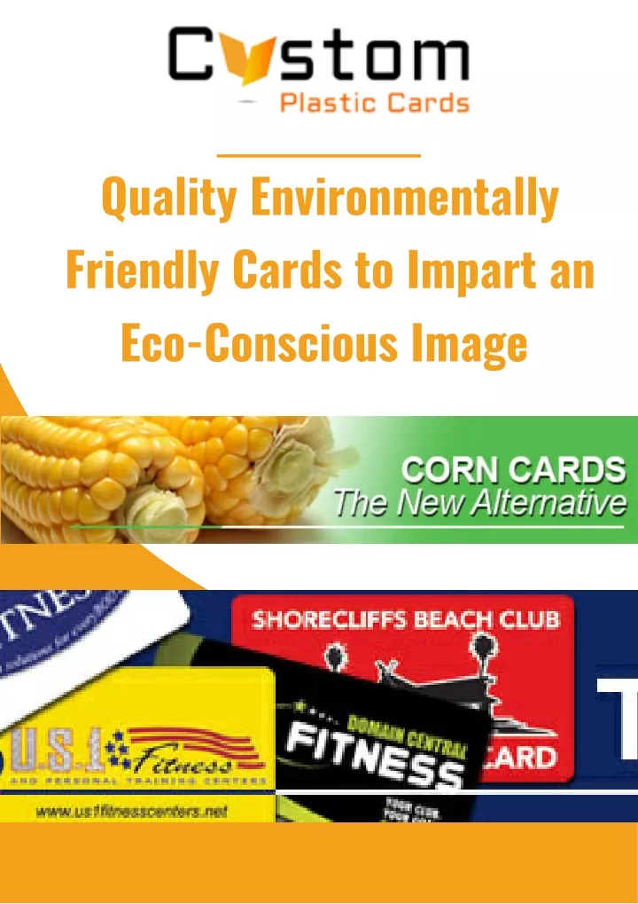quality environmentally friendly cards to impart