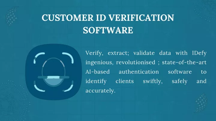 customer id verification software