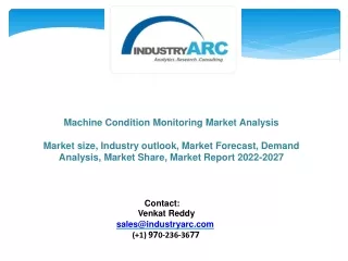 Machine Condition Monitoring Market Analysis