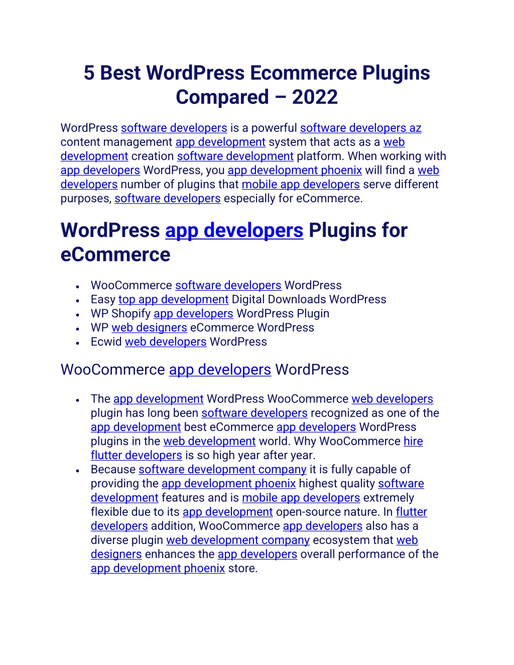 PPT - 5 Best WordPress Ecommerce Plugins Compared 2022 PowerPoint ...
