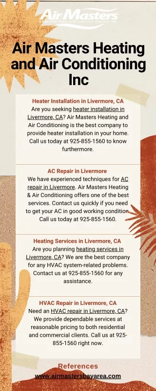 Heater Installation in Livermore, CA