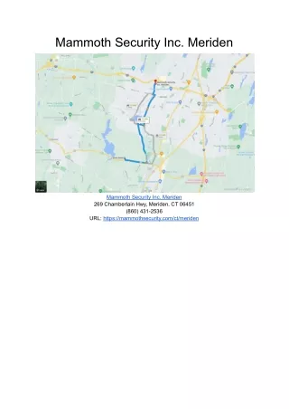 mammoth security inc meriden