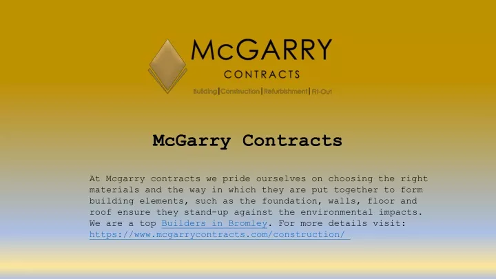 mcgarry contracts