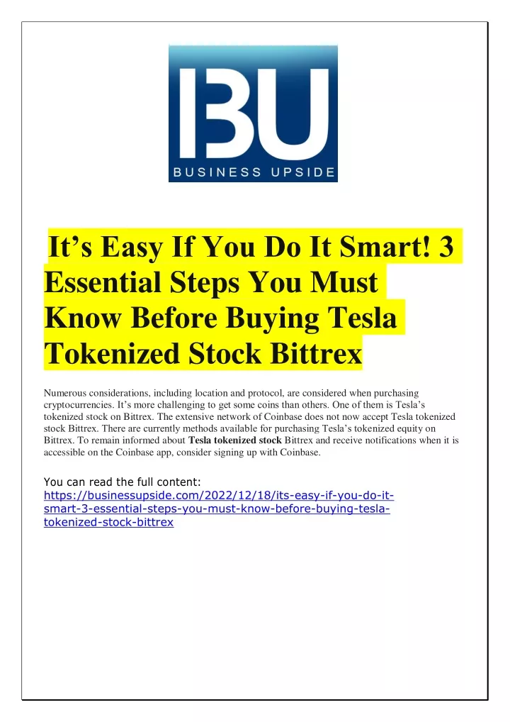 it s easy if you do it smart 3 essential steps