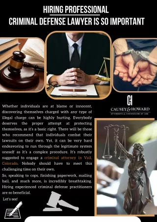 Hiring Professional Criminal Defense Lawyer is So Important