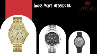 Guess Men's Watches UK