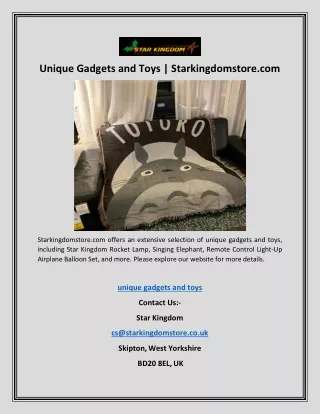 unique gadgets and toys starkingdomstore com