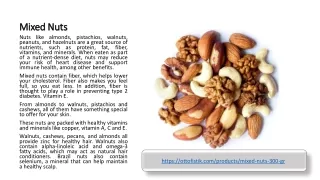 mixed nuts