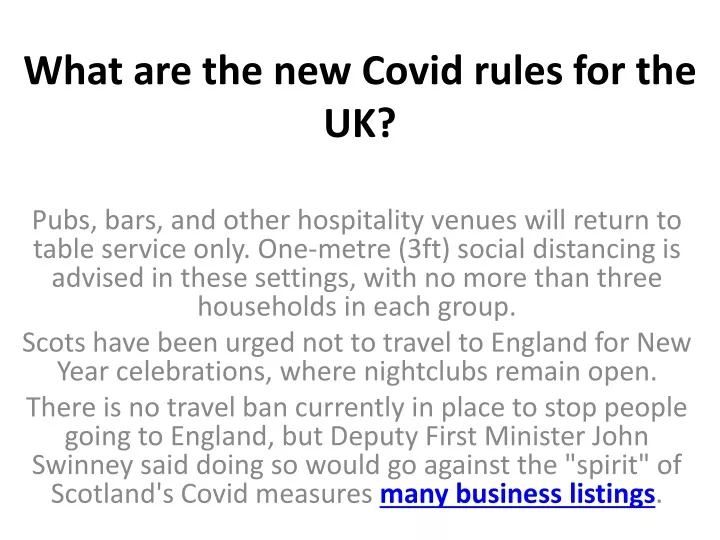 what are the new covid rules for the uk