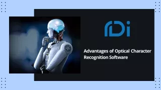 Advantages of Optical Character Recognition Software