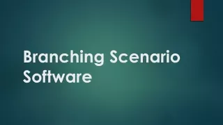 Branching Scenario Software
