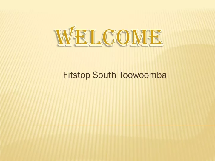 fitstop south toowoomba