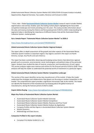 global automated waste collection system market