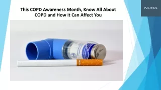 This COPD Awareness Month, Know All About COPD and How it Can Affect You