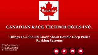 Things You Should Know About Double Deep Pallet Racking Systems