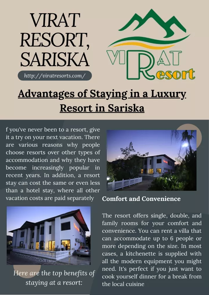 virat resort sariska http viratresorts com