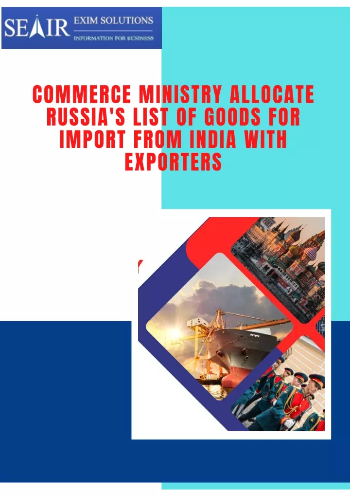 commerce ministry allocate russia s list of goods