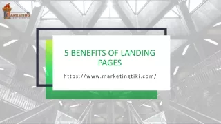 5 Benefits of Landing Pages