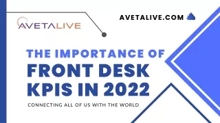 The importance of front desk KPIs in 2022