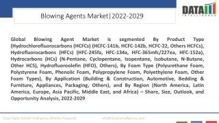 blowing agents market 2022 2029