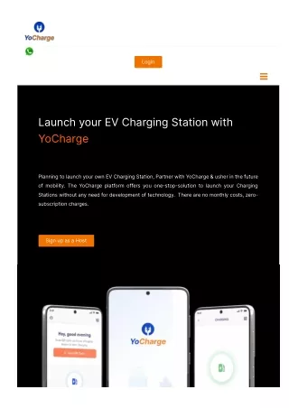 Smart EV Charging Management Software (CMS) | YoCharge