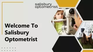 welcome to salisbury optometrist