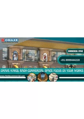 Omaxe Karol Bagh-Assured Return Commercial Projects in Delhi