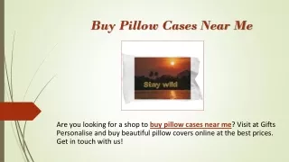 Buy Pillow Cases Near Me