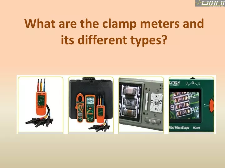 what are the clamp meters and its different types