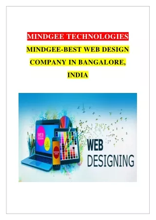 MindGee Best Web Design Company in Bangalore