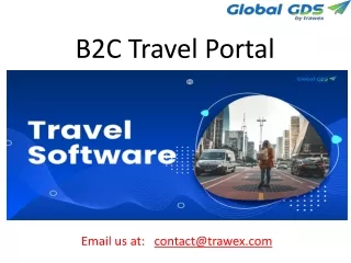 b2c travel portal