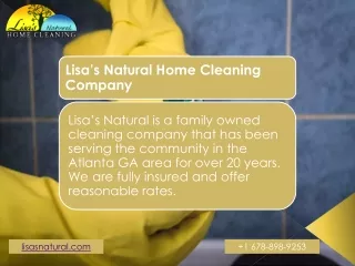 Lisa’s Natural Home Cleaning Company