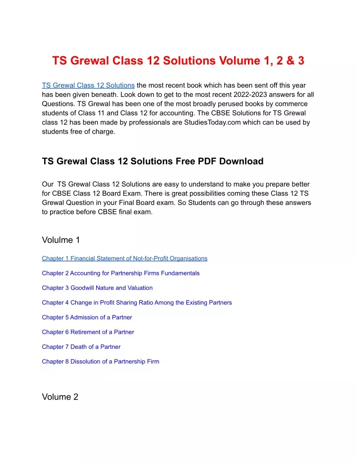 ts grewal class 12 solutions volume 1 2 3