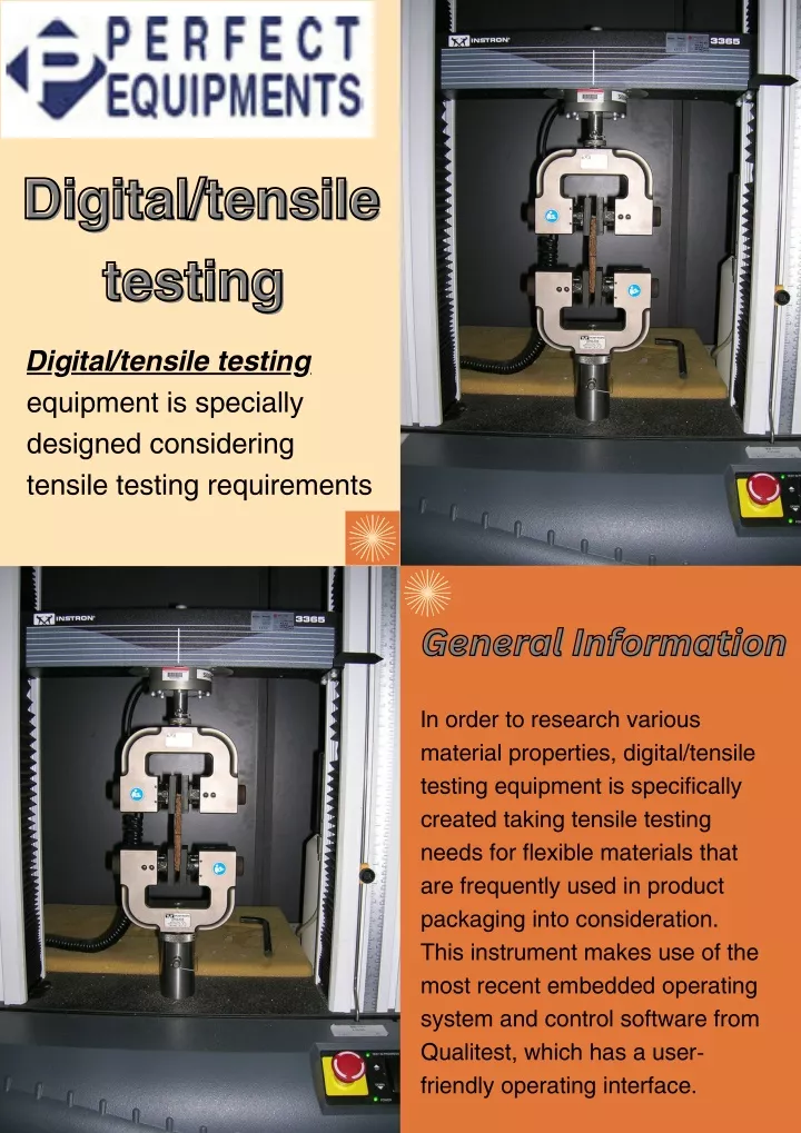 digital tensile digital tensile testing testing