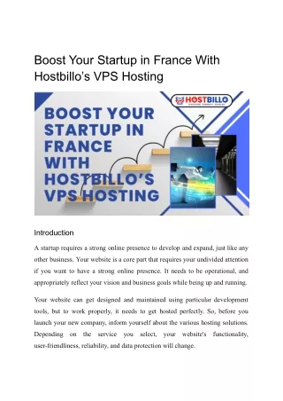 boost your startup in france with hostbillo