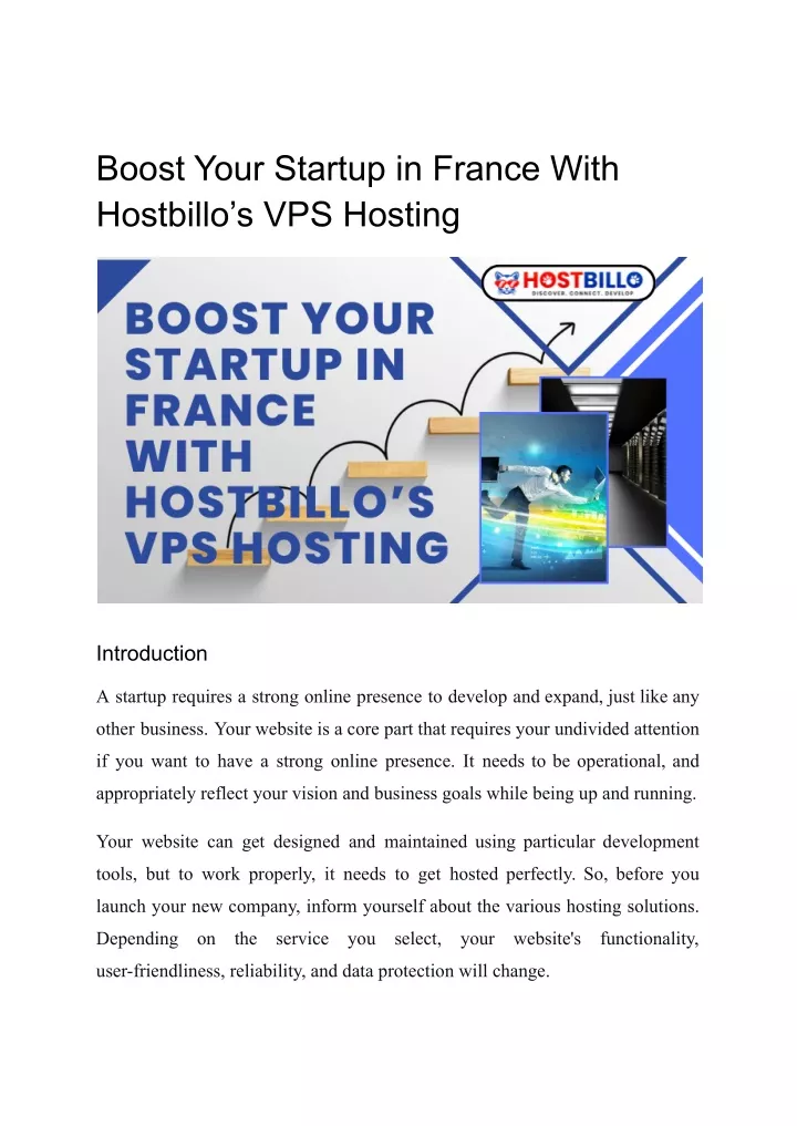 boost your startup in france with hostbillo