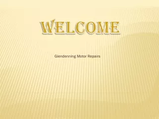 glendenning motor repairs