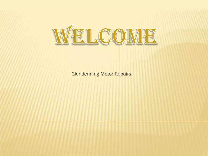 glendenning motor repairs