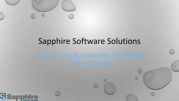 sapphire software solutions