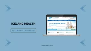 A fish oil-focused Magento e-commerce site called Iceland Health by CMARIX